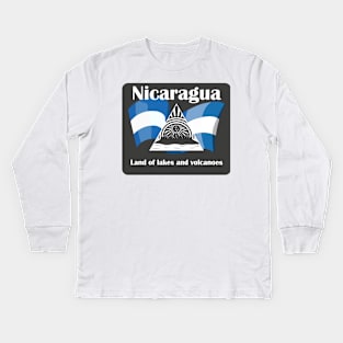 Nicaragua Kids Long Sleeve T-Shirt